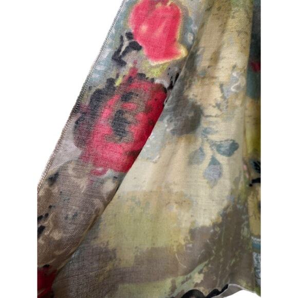 Demdaco Kelly Rae Yellow Multi Sleeveless Bird Trust the Process Vest Women - Picture 5 of 8